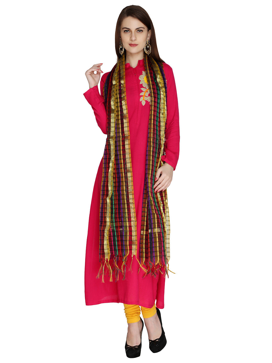 Multicolour dupatta - Dupatta Bazaar