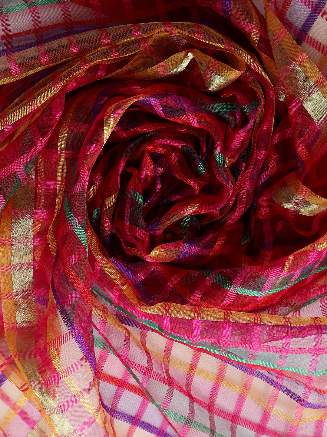 Multicolour dupatta - Dupatta Bazaar