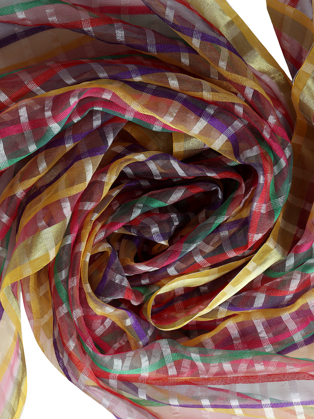 Multicolour dupatta - Dupatta Bazaar