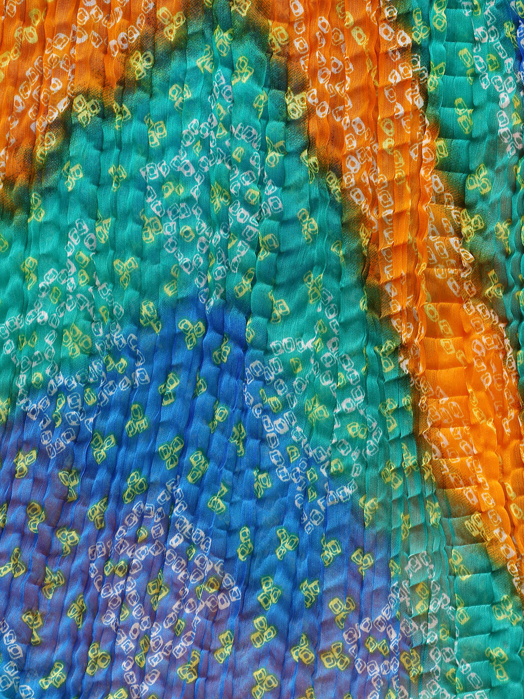 Printed crush chiffon dupatta - Dupatta Bazaar