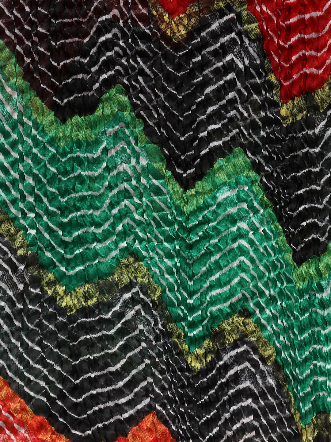 Printed crush chiffon dupatta - Dupatta Bazaar