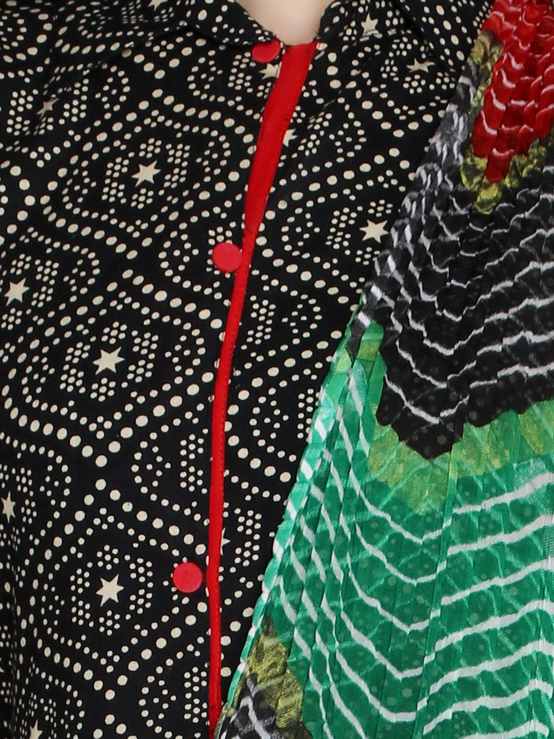 Printed crush chiffon dupatta - Dupatta Bazaar