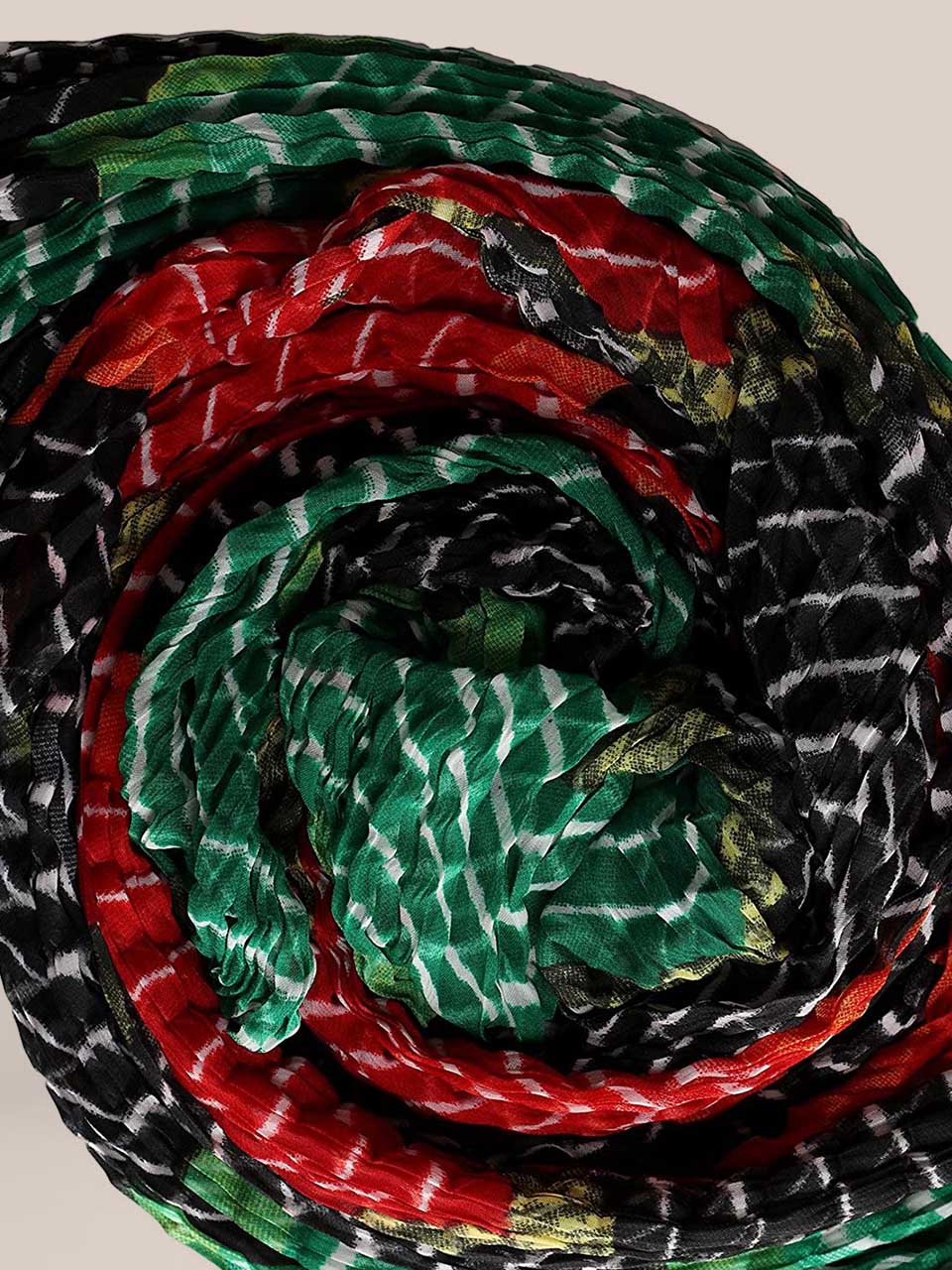 Printed crush chiffon dupatta freeshipping - Dupatta Bazaar