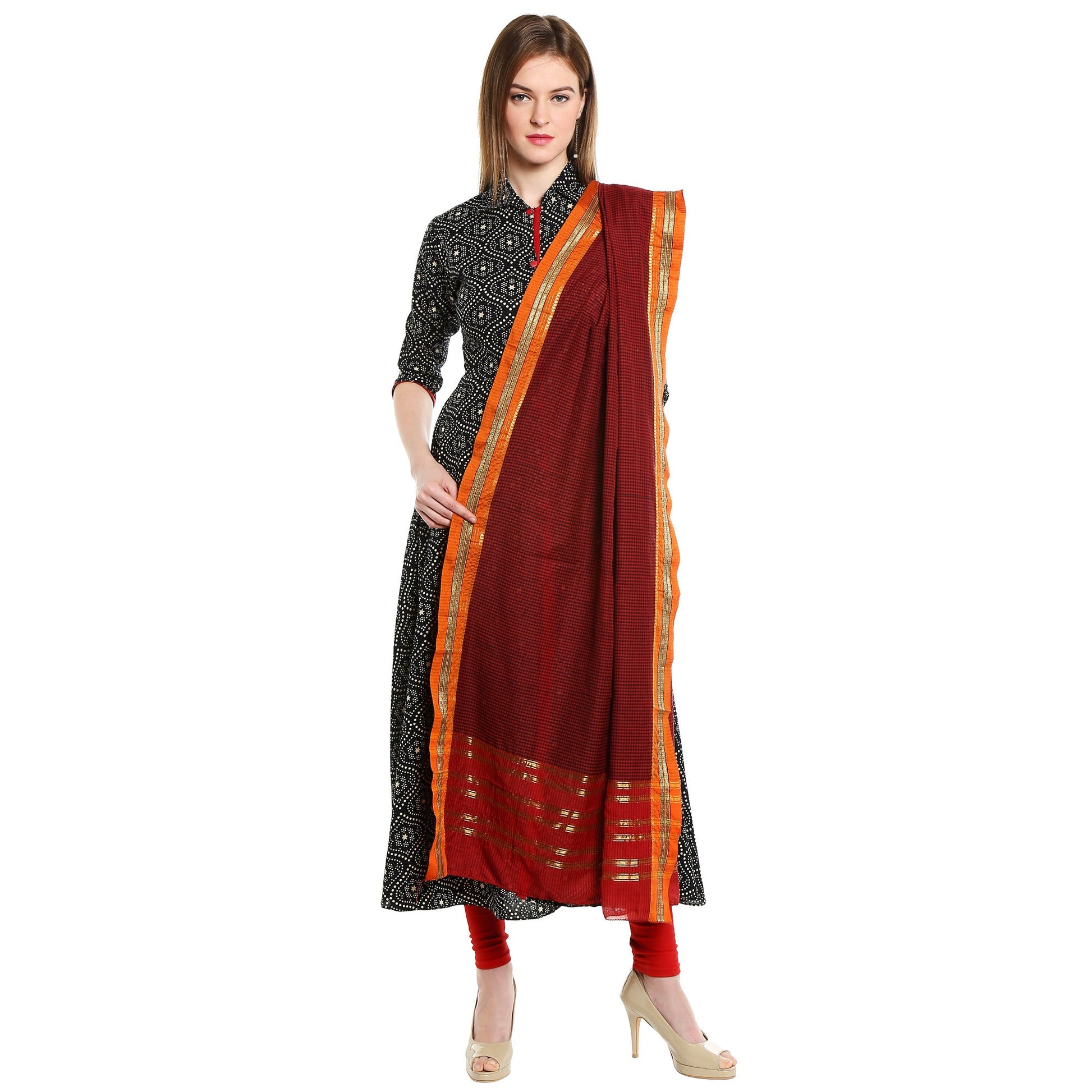 Cotton Handloom Dupatta - Dupatta Bazaar