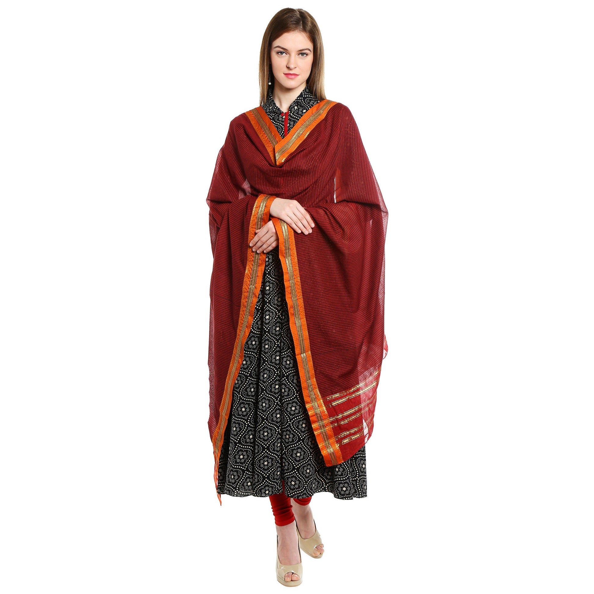 Cotton Handloom Dupatta - Dupatta Bazaar