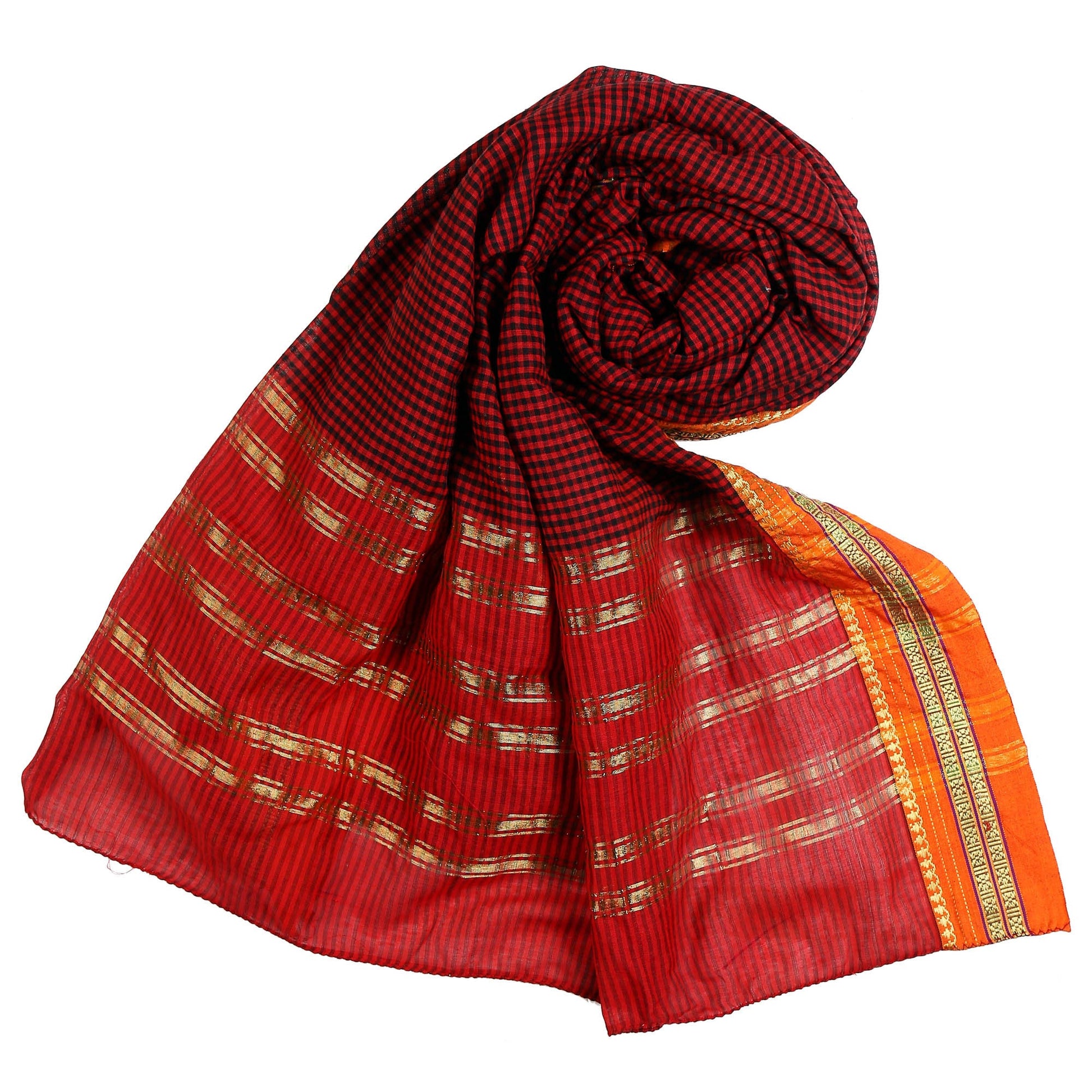 Cotton Handloom Dupatta - Dupatta Bazaar