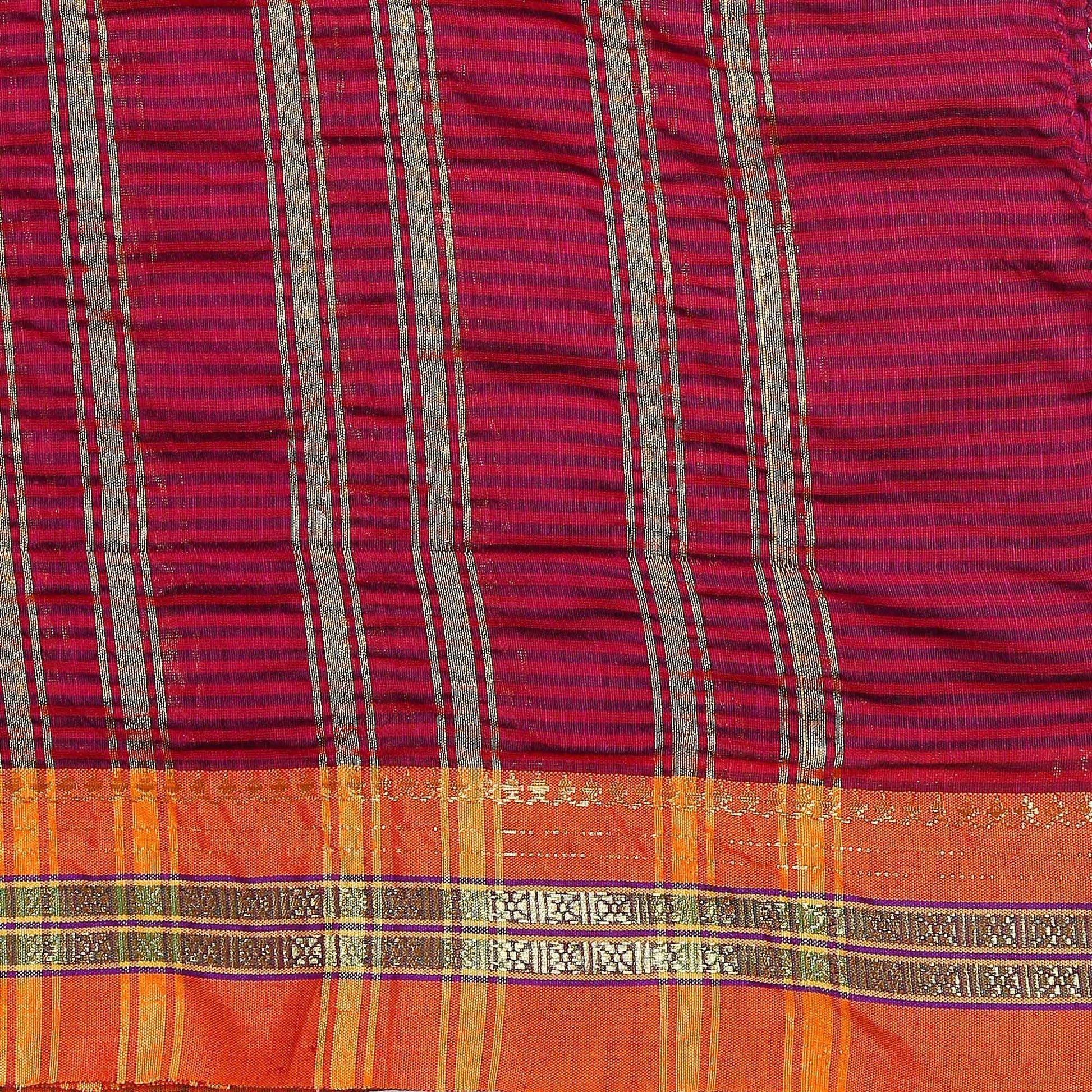 Dupatta Bazaar Woman's Pink Cotton Handloom Dupatta & Hijab - Dupatta Bazaar