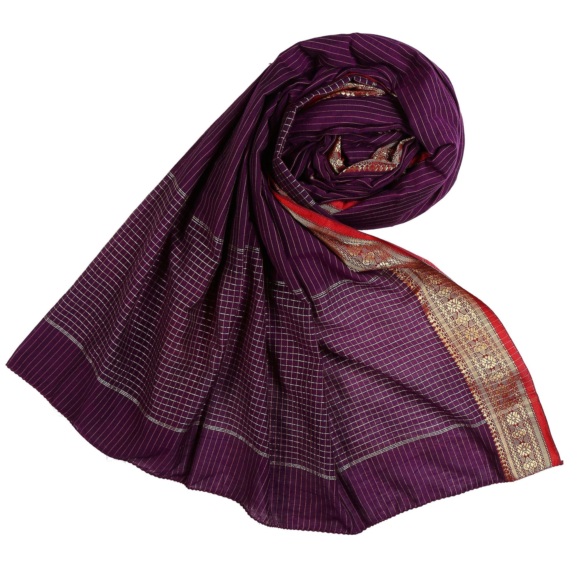 Cotton Handloom Dupatta - Dupatta Bazaar
