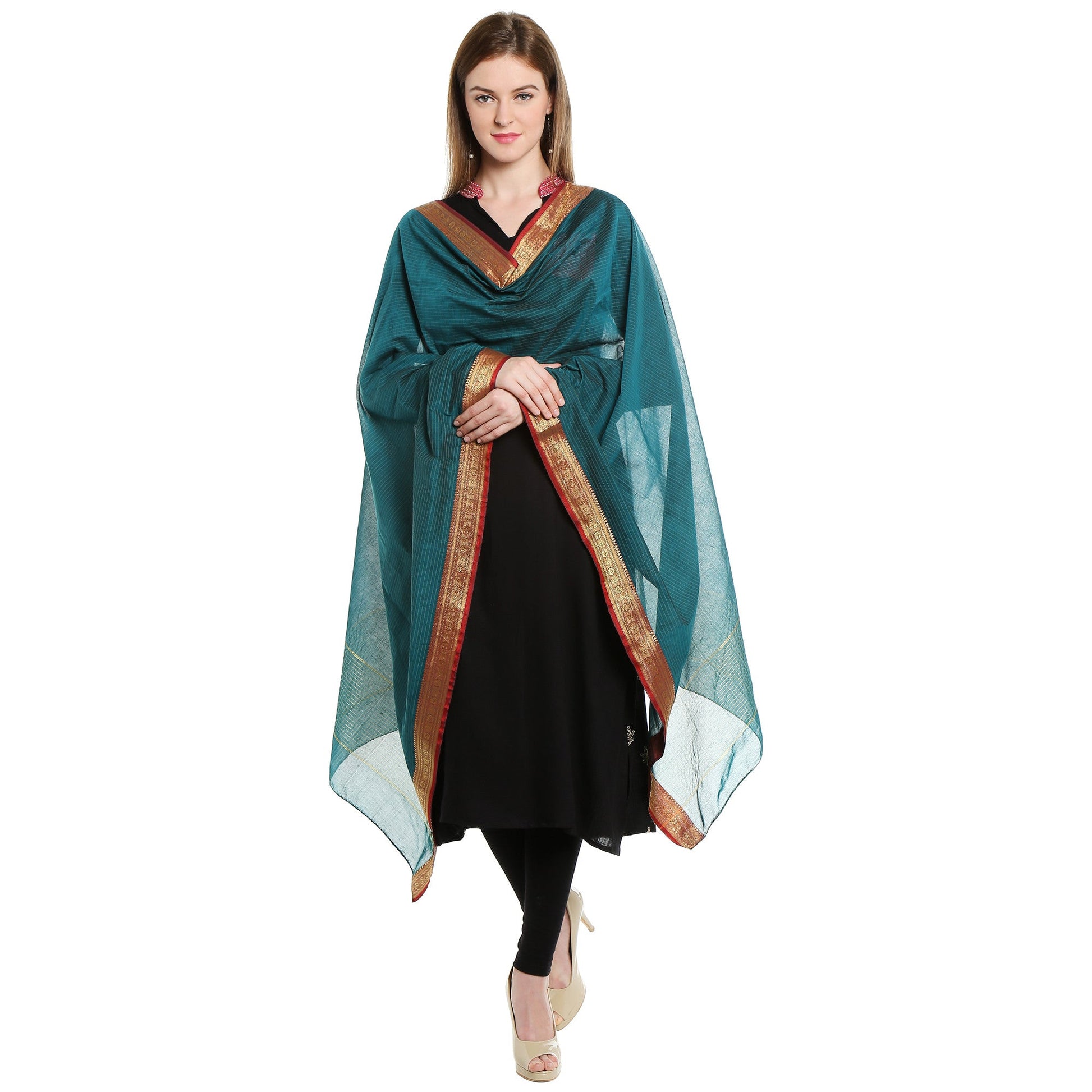 Cotton Handloom Dupatta - Dupatta Bazaar