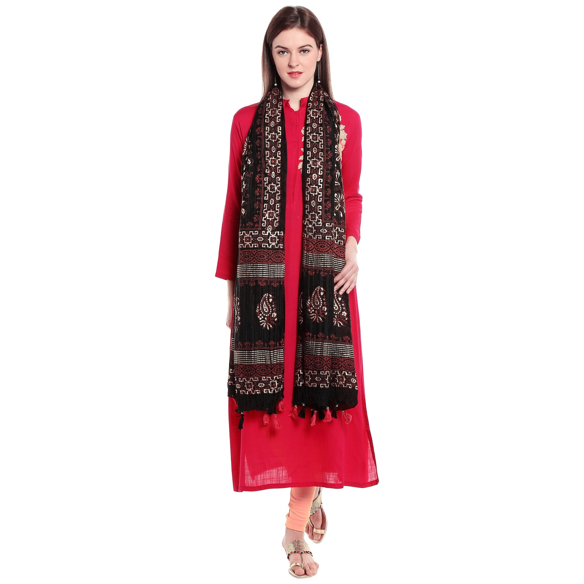Crushed Silk Dupatta - Dupatta Bazaar