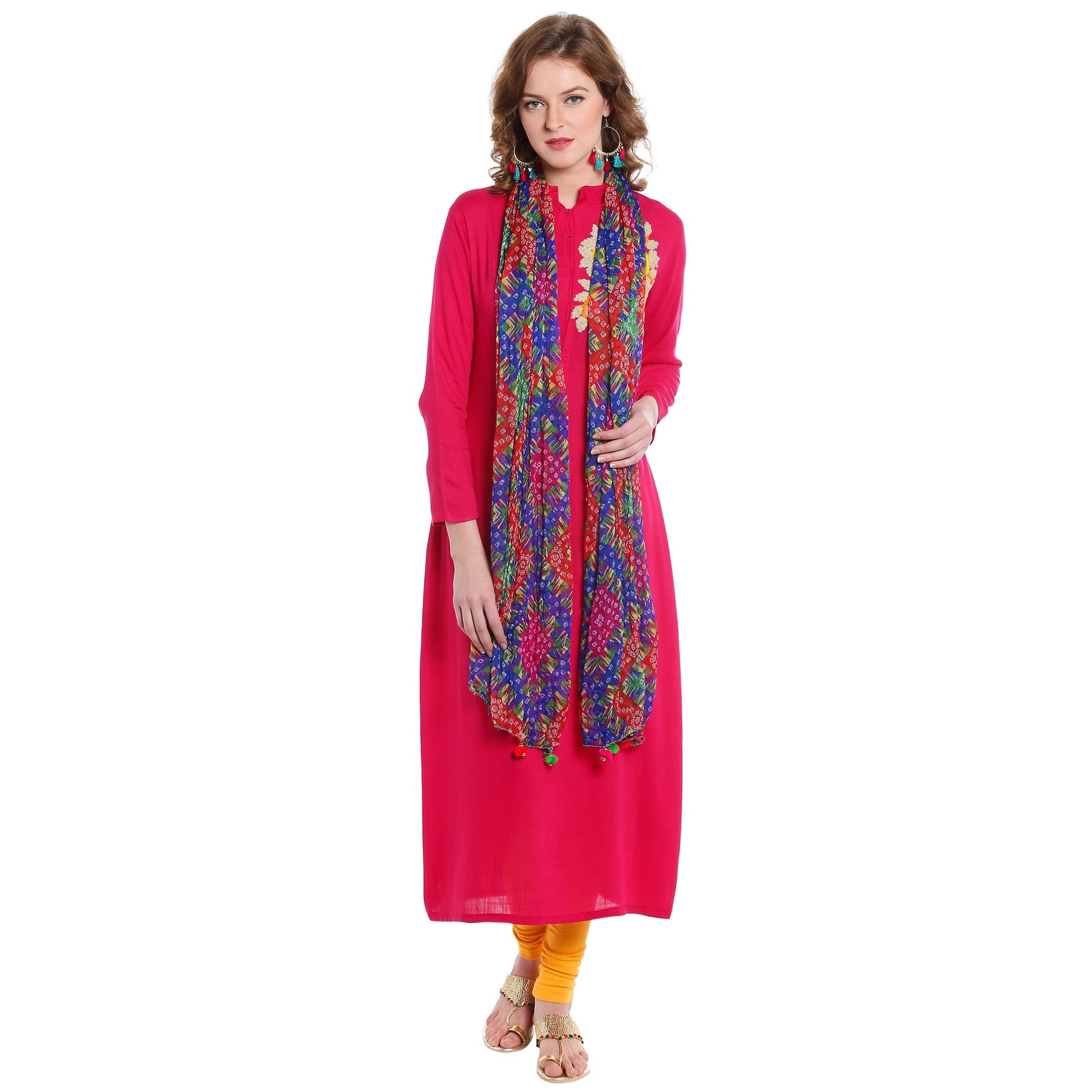 Dupatta Bazaar Women's Printed Chiffon Dupatta - Dupatta Bazaar