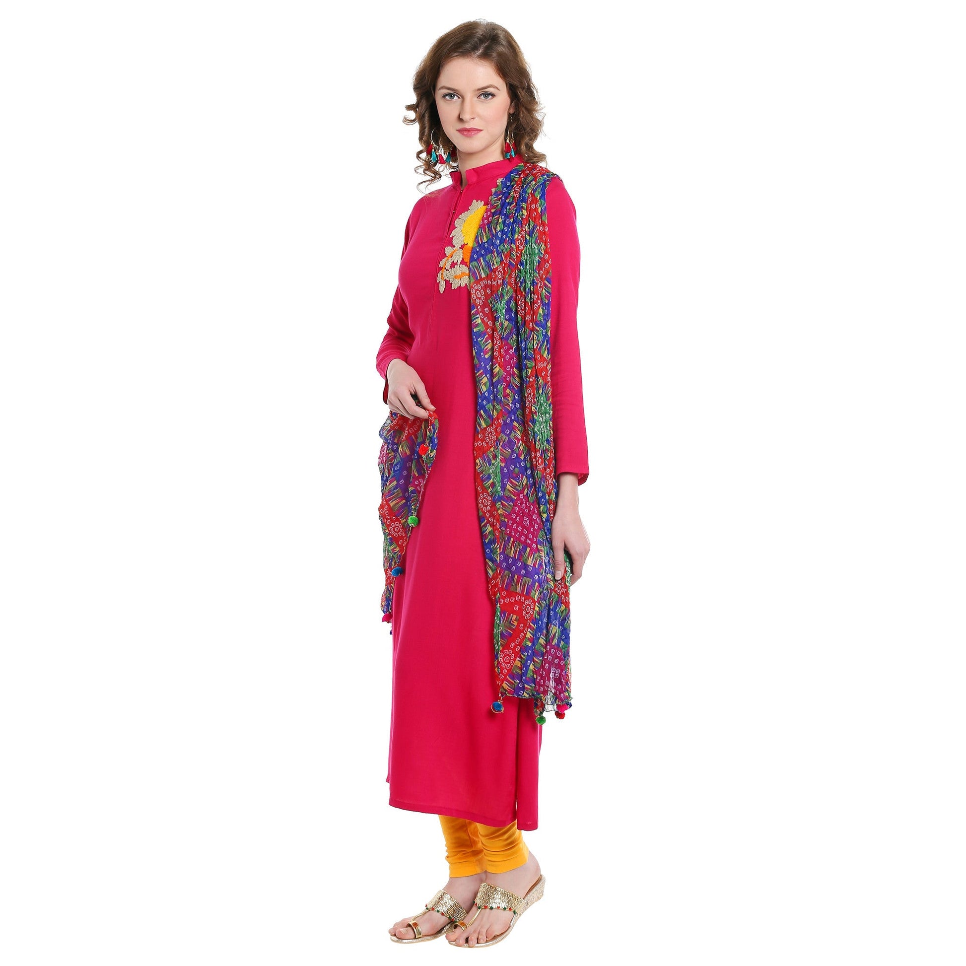 Dupatta Bazaar Women's Printed Chiffon Dupatta - Dupatta Bazaar