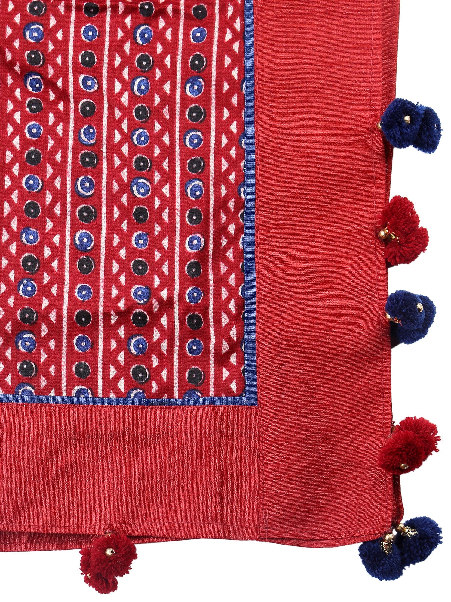 Dupatta Bazaar Woman's Kalamkari Printed Multicoloured Cotton Dupatta - Dupatta Bazaar