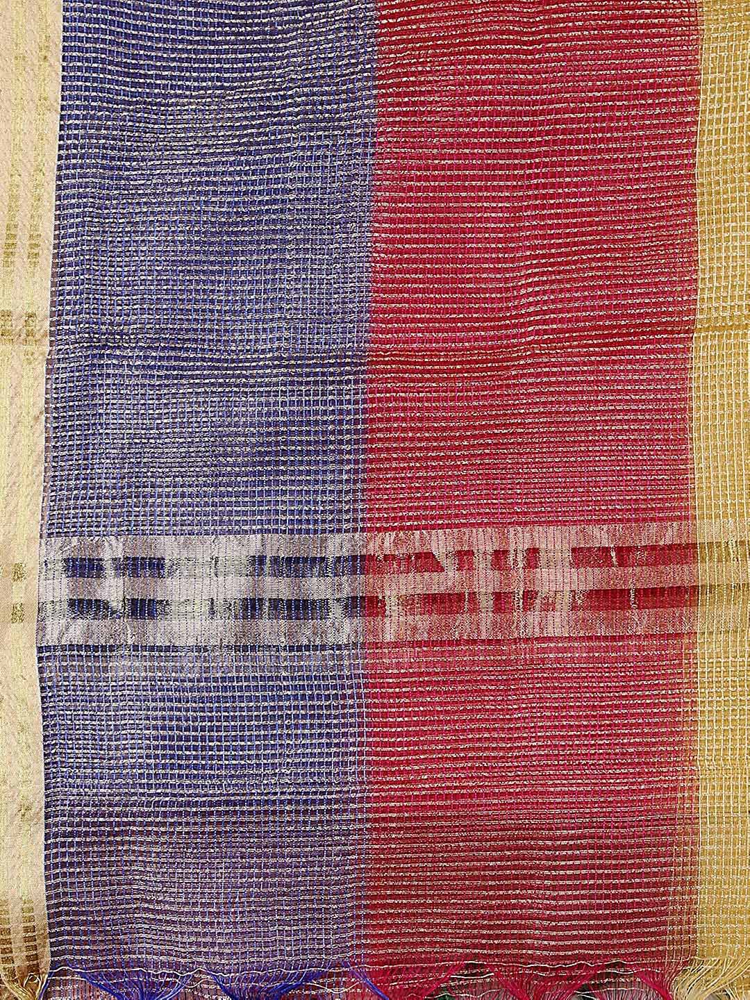 Multicoloured Silk Dupatta . freeshipping - Dupatta Bazaar