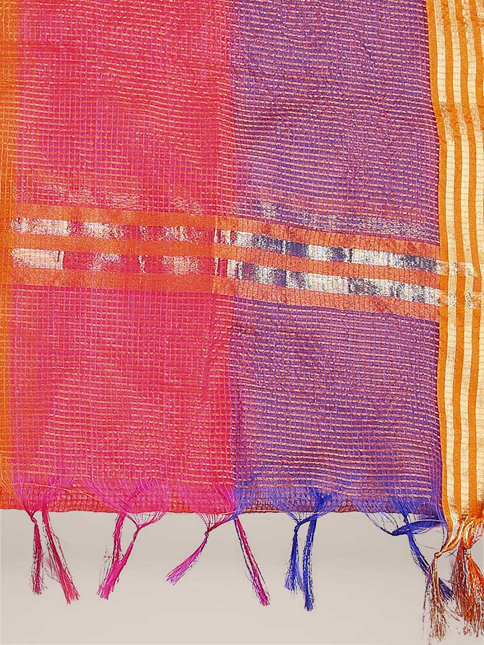 Multicoloured Silk  Shaded Dupatta . freeshipping - Dupatta Bazaar