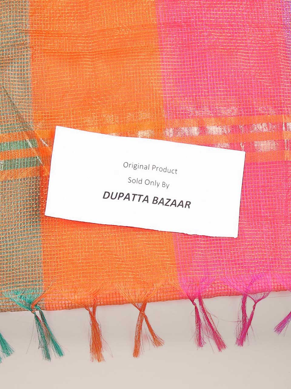 Multicoloured Silk  Shaded Dupatta . freeshipping - Dupatta Bazaar