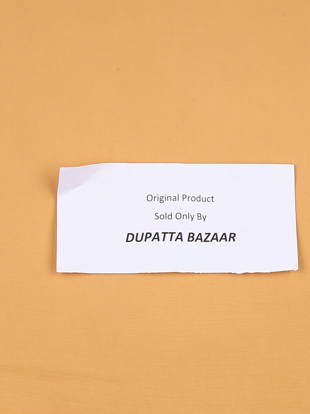 Dupatta Bazaar Woman's Beige Chiffon Dupatta with Multicoloured Pompom - Dupatta Bazaar