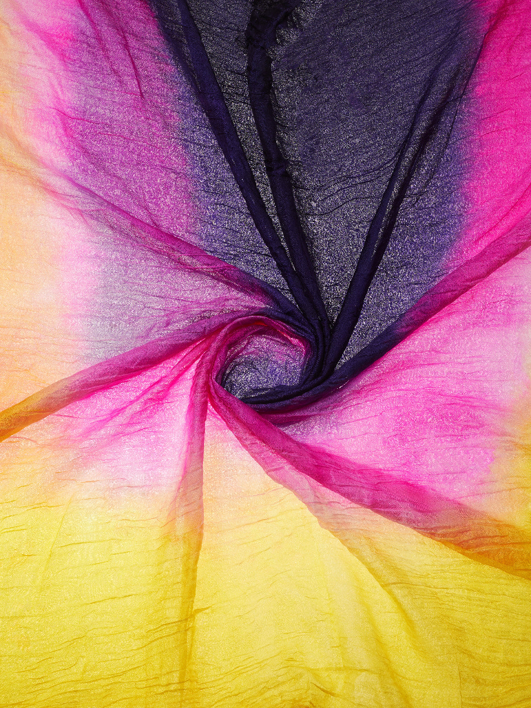 Dupatta Bazaar Woman's Multicoloured Art Silk Dupatta - Dupatta Bazaar
