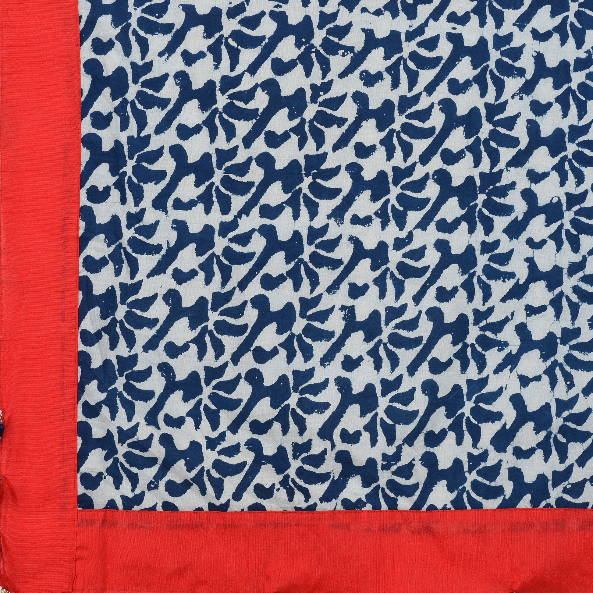 Dupatta Bazaar Woman's Printed Indigo Cotton Dupatta - Dupatta Bazaar