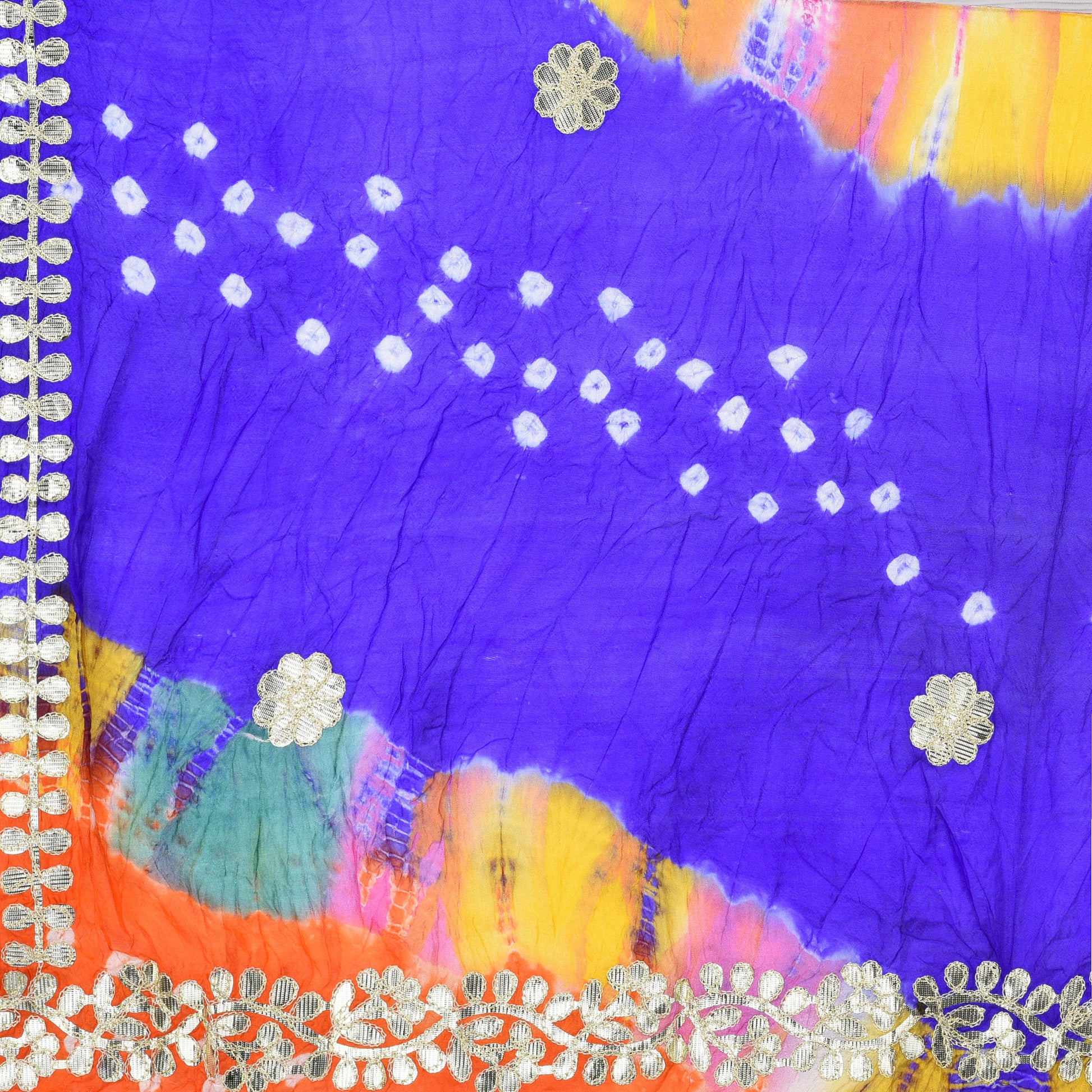 Dupatta Bazaar Woman's Multicoloured Silk dupatta - Dupatta Bazaar