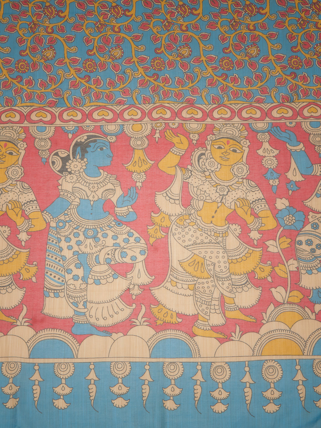 Dupatta Bazaar Woman's Printed Blended Silk Dupatta - Dupatta Bazaar