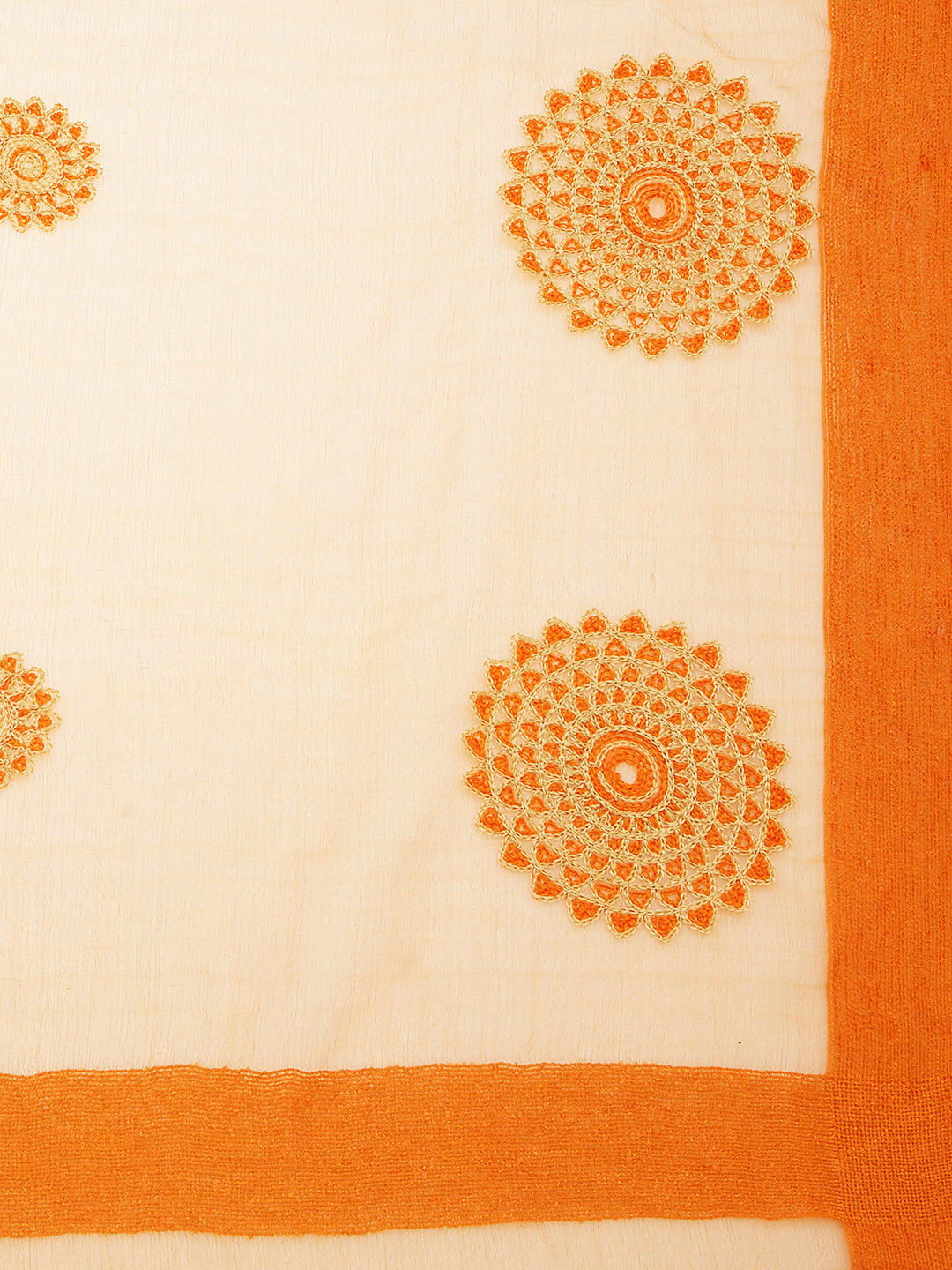 Dupatta Bazaar Woman's Organza Dupatta with Embroidery. - Dupatta Bazaar