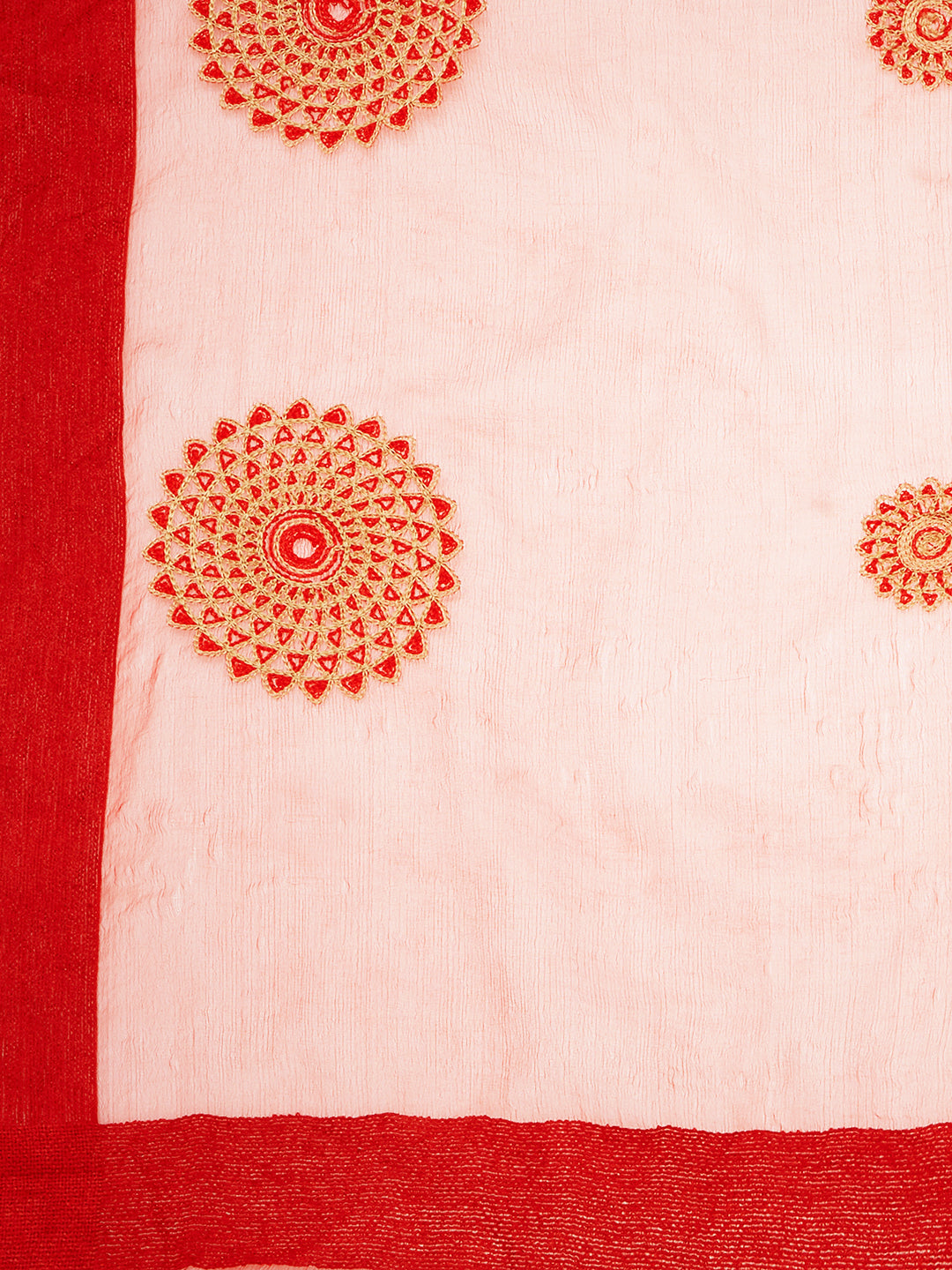 Dupatta Bazaar Woman's Organza Dupatta with Embroidery. - Dupatta Bazaar