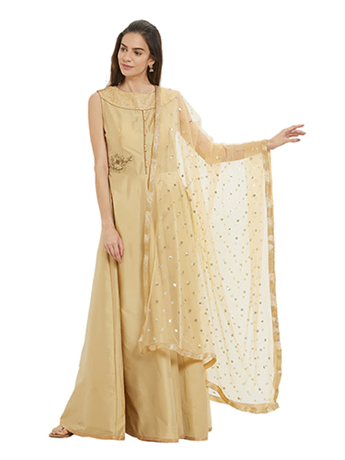 Dupatta Bazaar Woman's Embellished Net Dupatta - Dupatta Bazaar