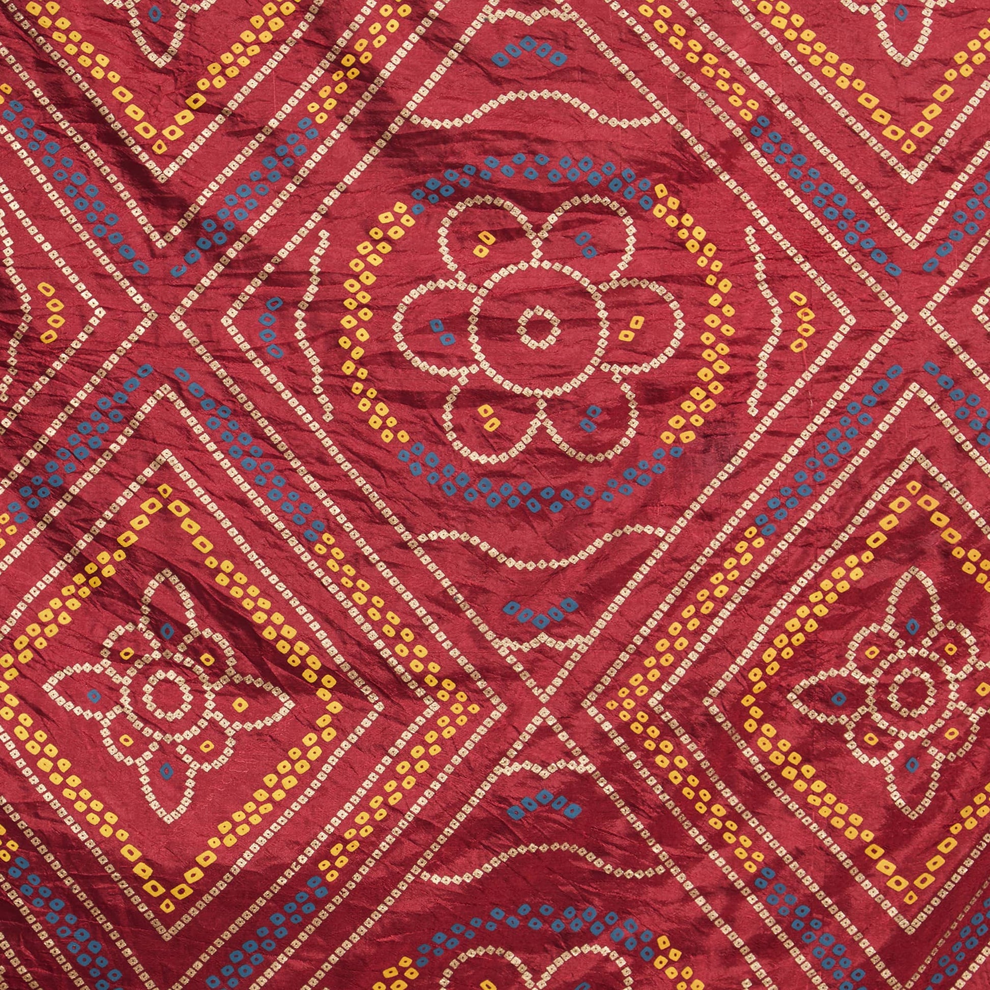 Dupatta Bazaar Woman's Printed Bandhini Silk dupatta - Dupatta Bazaar