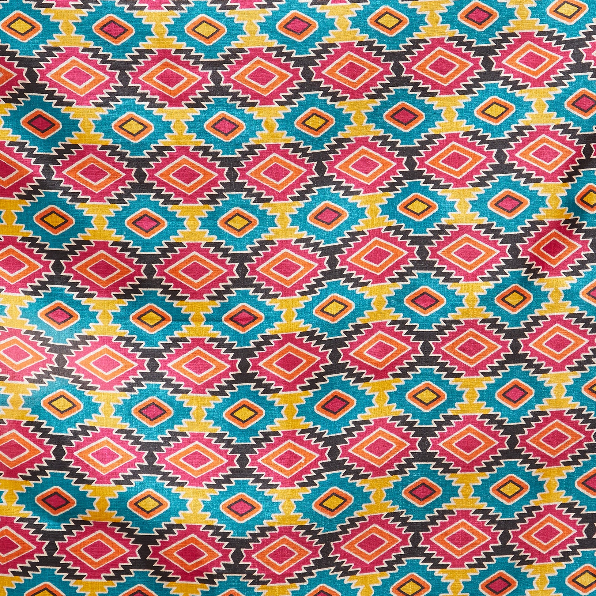 Dupatta Bazaar Woman's Printed Multicoloured Silk dupatta - Dupatta Bazaar