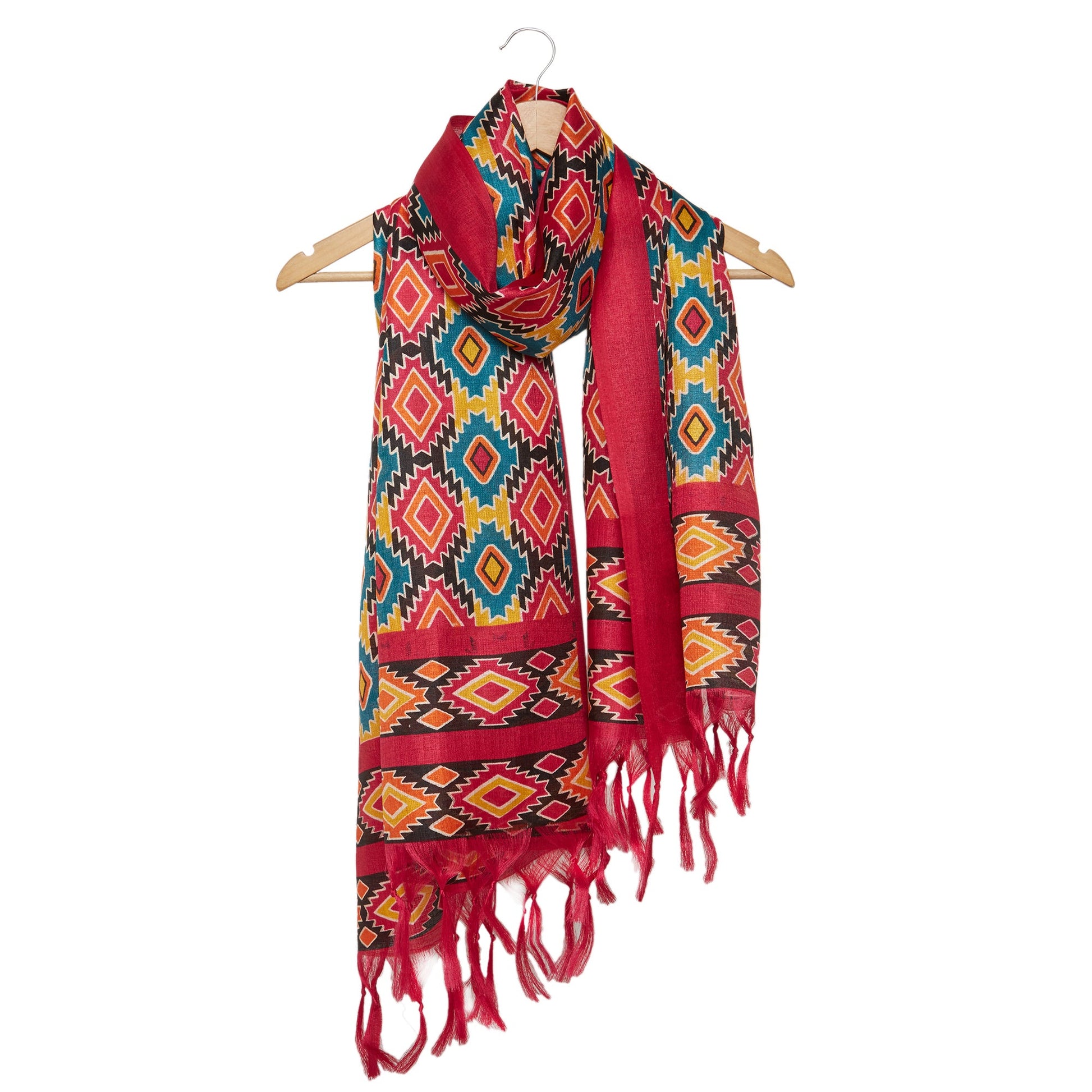 Dupatta Bazaar Woman's Printed Multicoloured Silk dupatta - Dupatta Bazaar