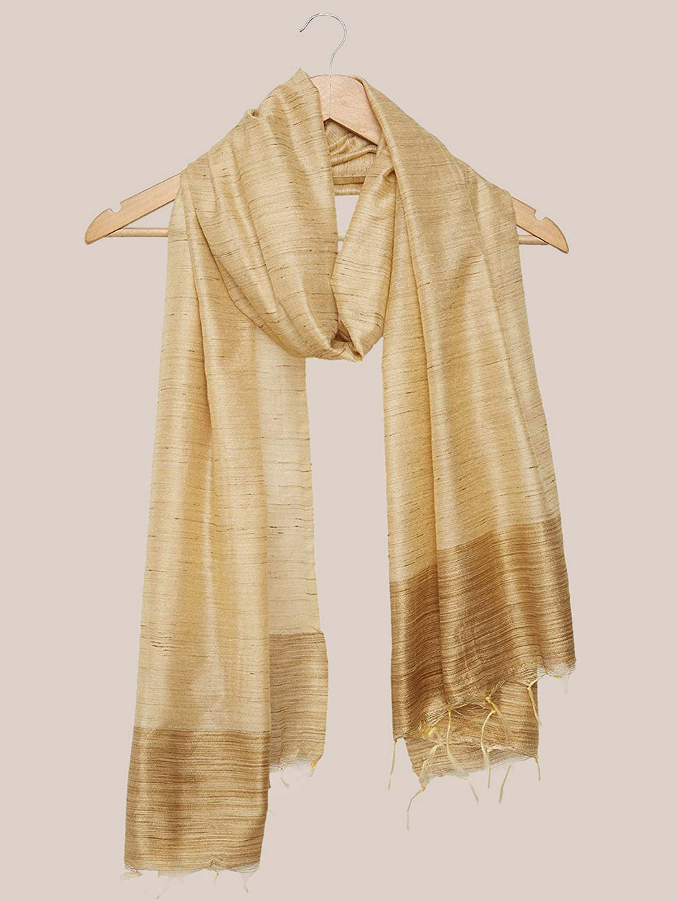 Gold Blended Silk dupatta freeshipping - Dupatta Bazaar