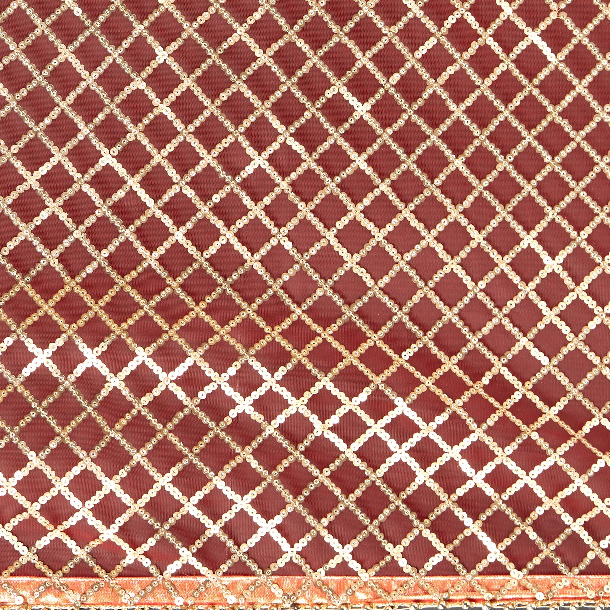 Dupatta Bazaar Woman's Embellished Net Dupatta. - Dupatta Bazaar