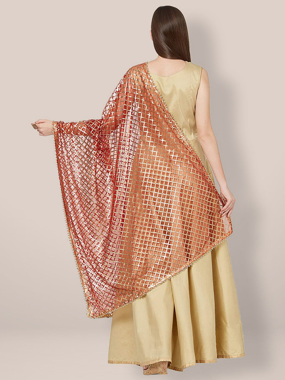 Embellished Net Dupatta. freeshipping - Dupatta Bazaar