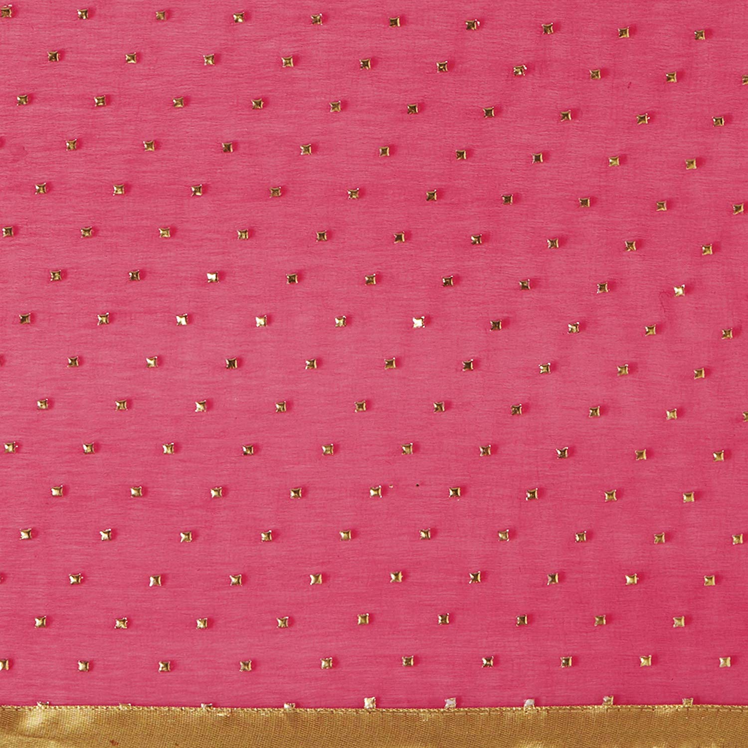 Dupatta Bazaar Woman's Embellished Pink Chiffon Dupatta. - Dupatta Bazaar
