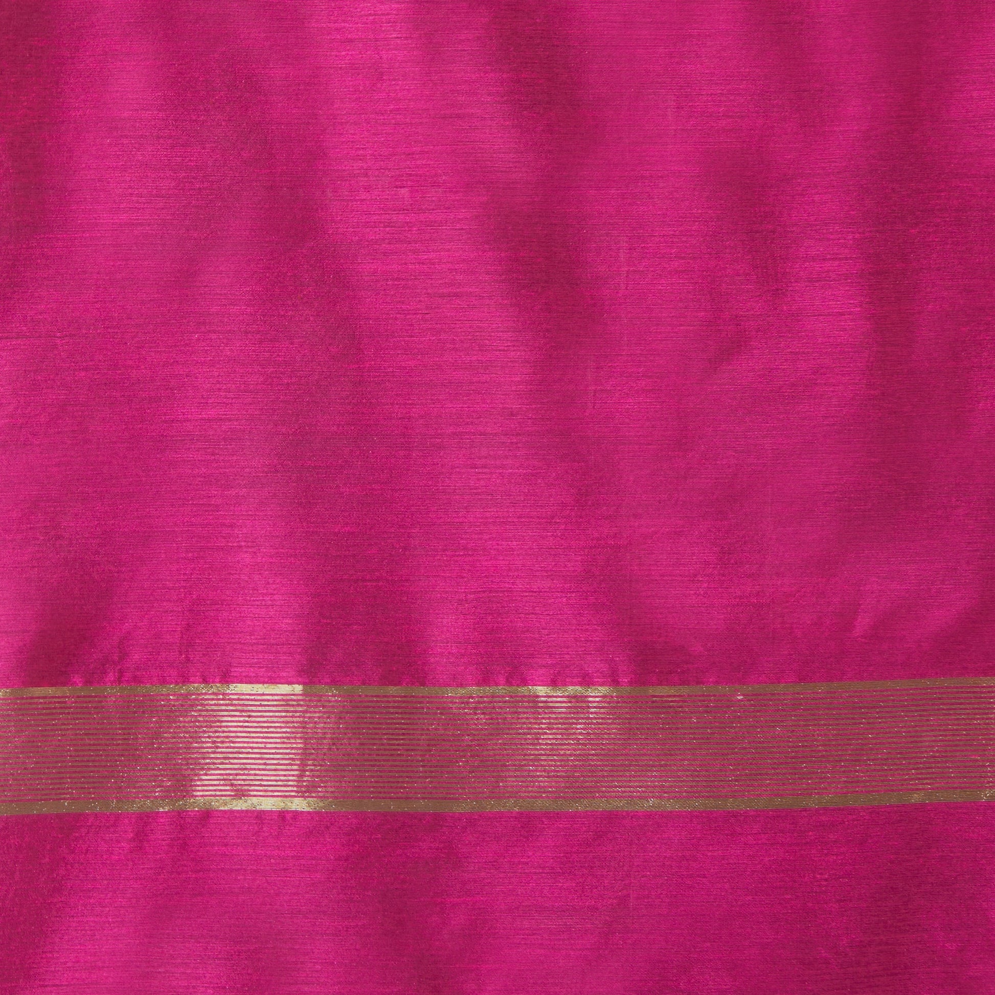 Dupatta Bazaar Woman's Pink Cotton Silk Dupatta with Gold Borders. - Dupatta Bazaar