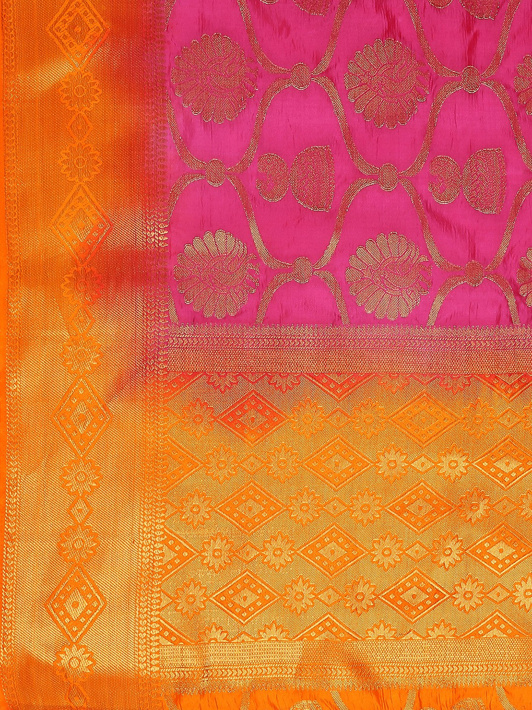 Dupatta Bazaar Woman's Woven Banarasi Silk Dupatta - Dupatta Bazaar