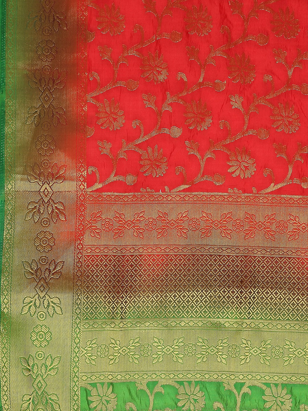 Dupatta Bazaar Woman's Woven Banarasi Silk Dupatta - Dupatta Bazaar