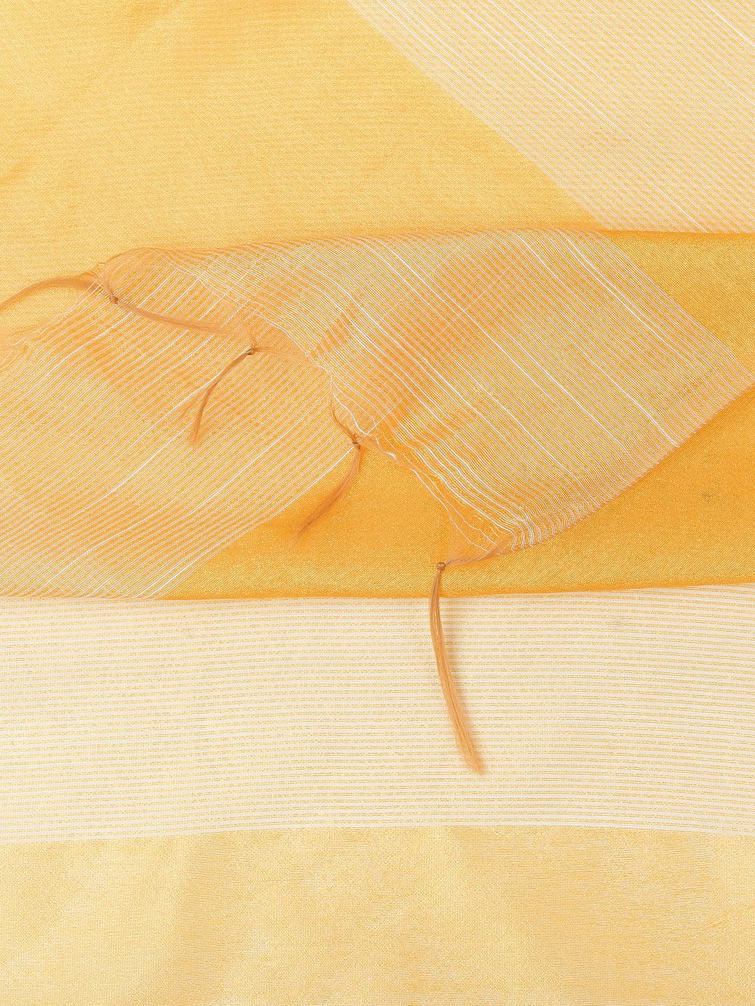 Dupatta Bazaar Woman's Blended Silk Yellow Dupatta. - Dupatta Bazaar