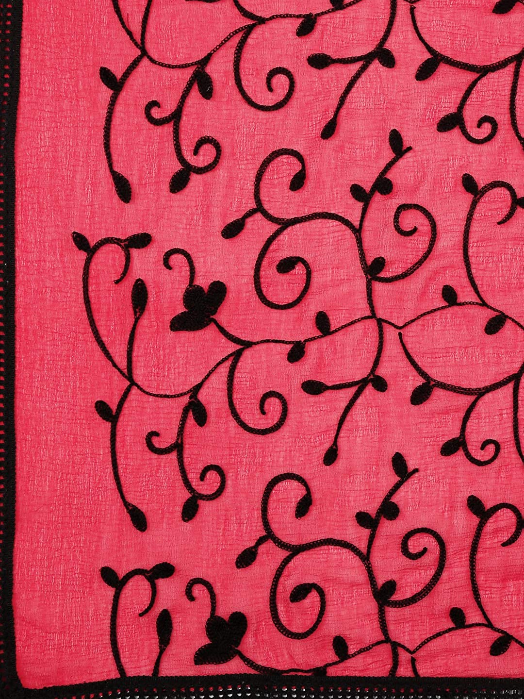 Embroidered Chiffon Dupatta freeshipping - Dupatta Bazaar