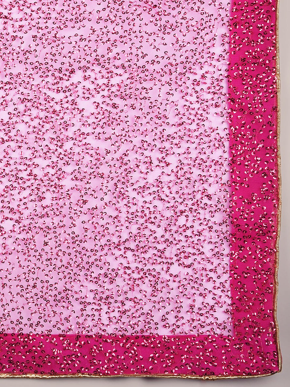 Pink Shimmer  Dupatta freeshipping - Dupatta Bazaar