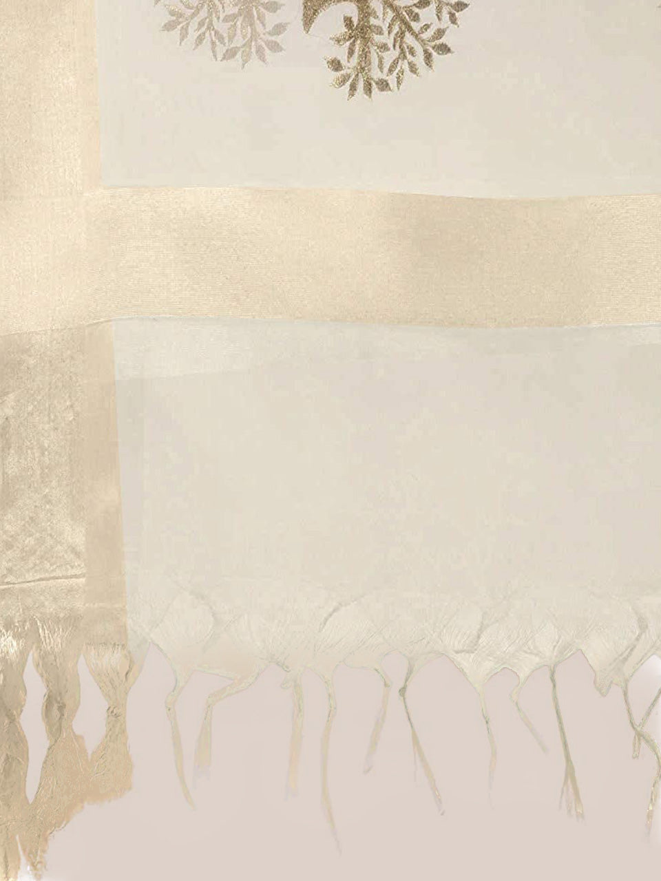 Organza Dupatta Off White. freeshipping - Dupatta Bazaar