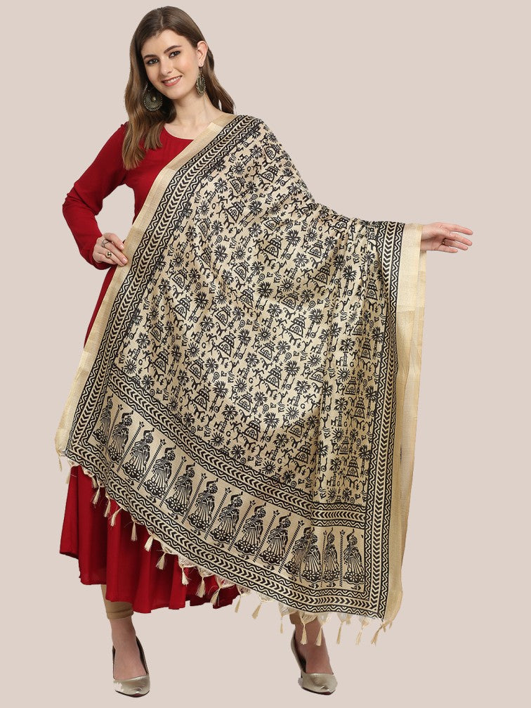 Warli Print Dupatta