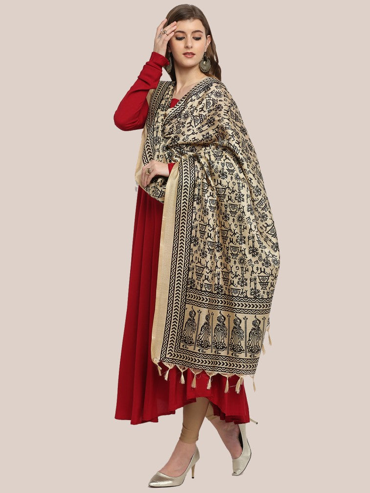 Warli Print Dupatta