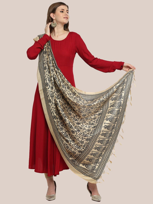 Warli Print Dupatta