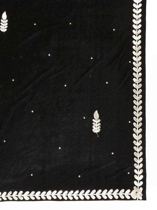 Gotta Patti Work Velvet Black Dupatta