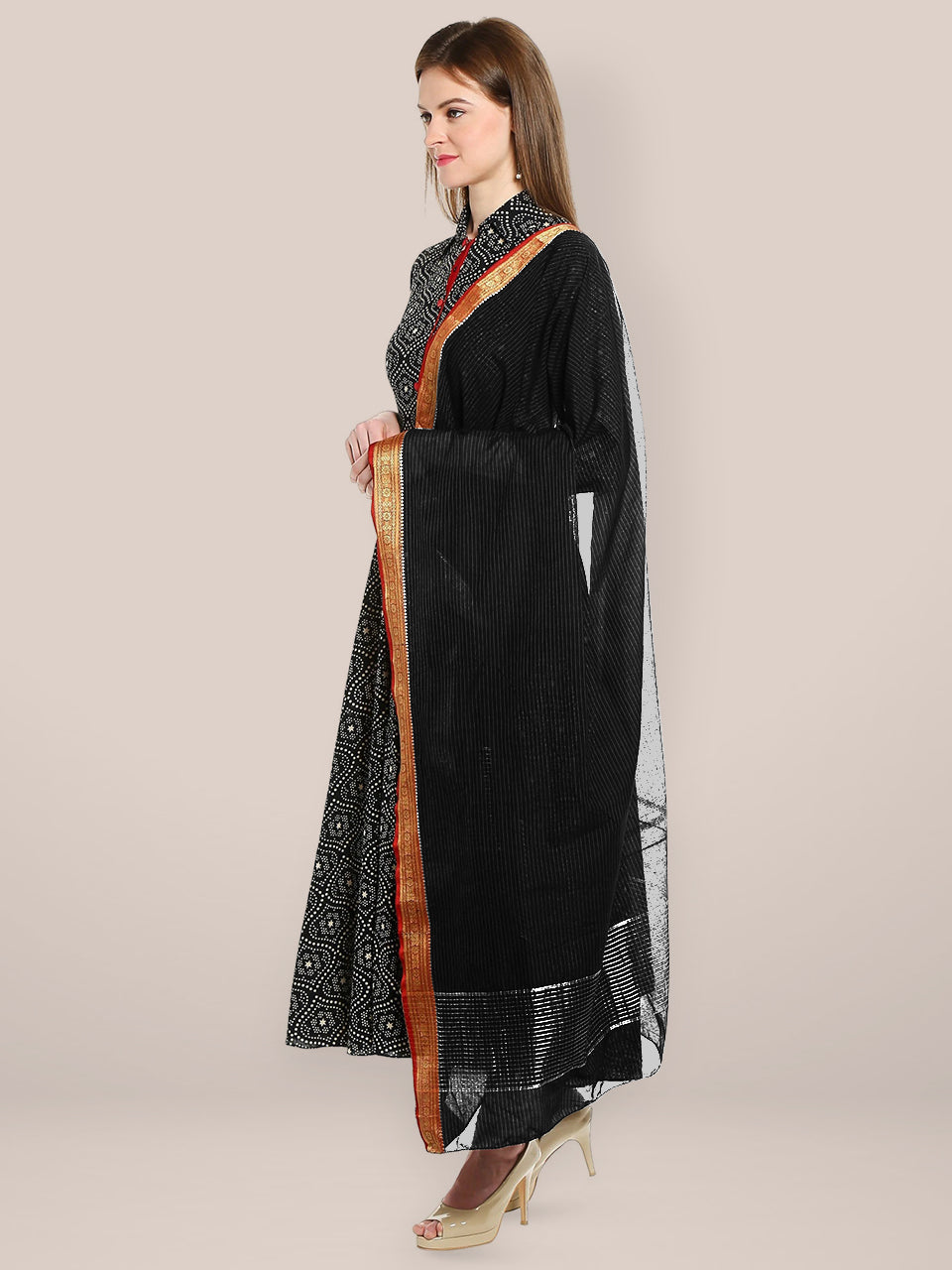 Cotton Handloom Dupatta freeshipping - Dupatta Bazaar