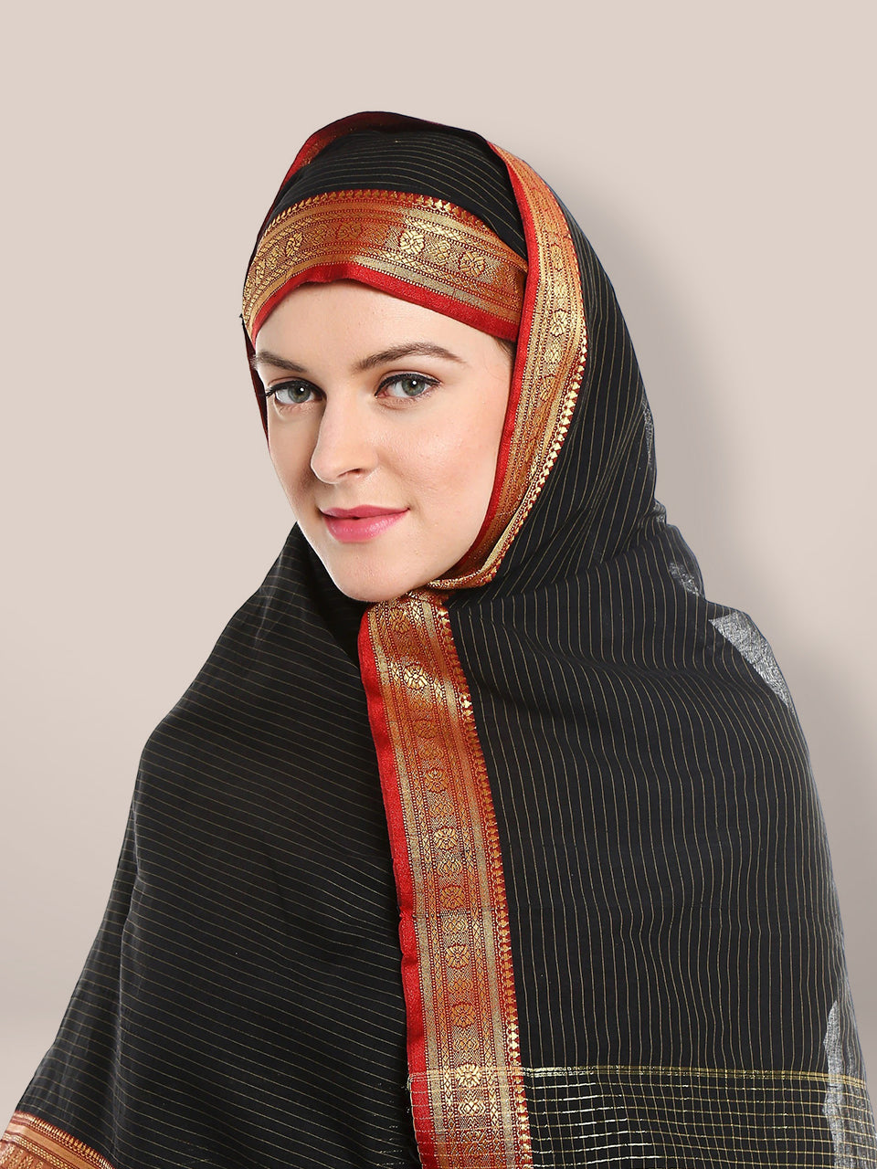Cotton Handloom Dupatta freeshipping - Dupatta Bazaar