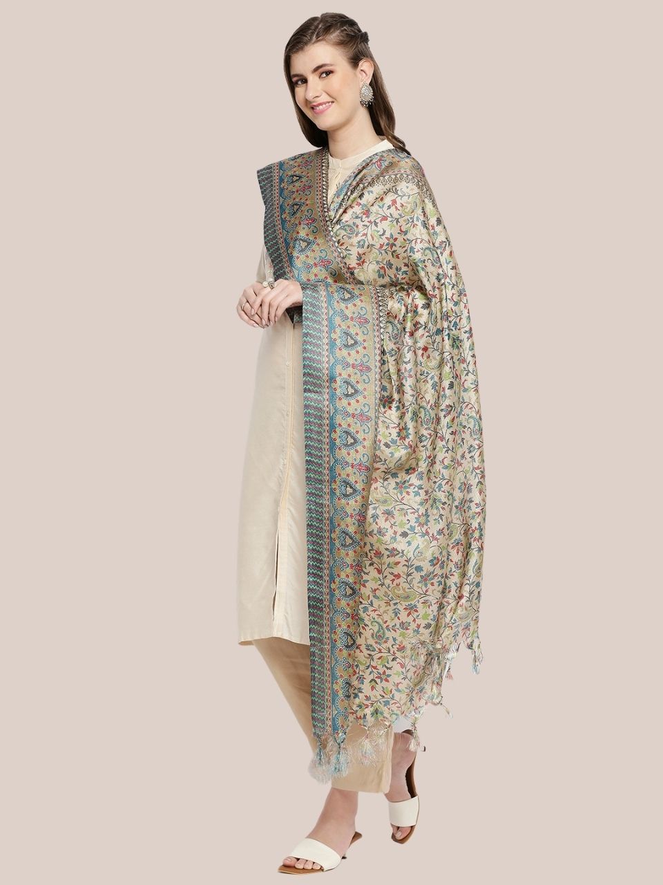 Beige Blue