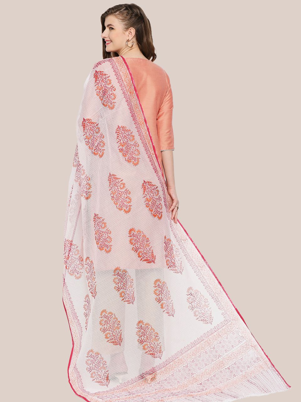 White Pink Orange